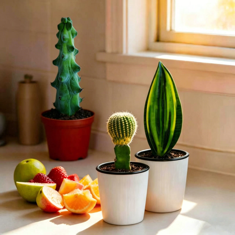 3-Piece Live Plants Set 