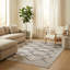 Tapis à motif géométrique marocain beige Thambiah-807053207