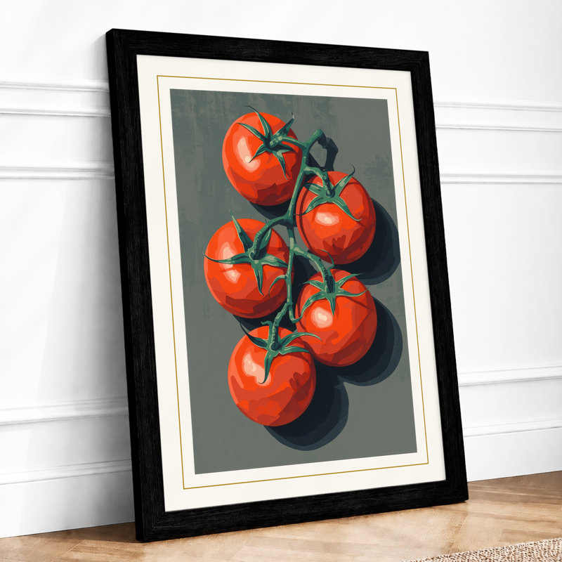 Tomato Study Modern - Print, Black, A3 - 42.0 x 29.7 cm
