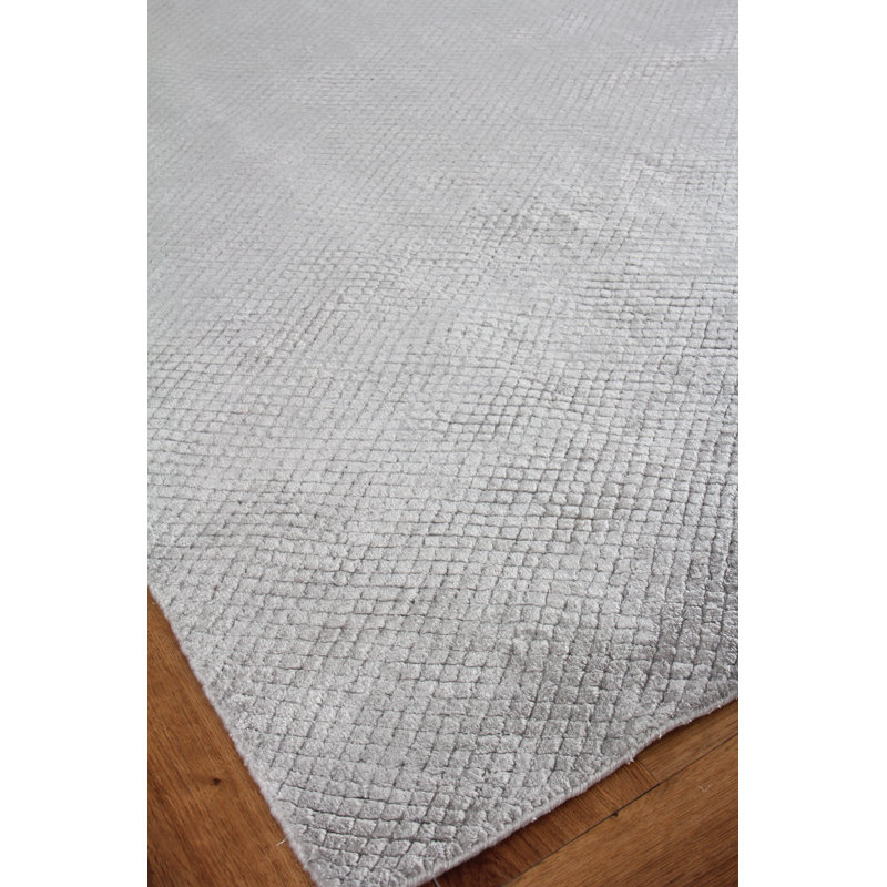 Pearl Hand Woven Geometric Area Rug, Rectangle 9' x 12'