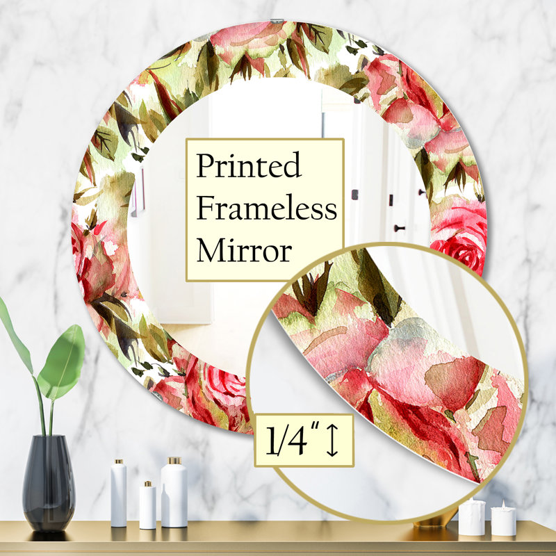 Miroir d'appoint Blossom, H 31,5 po x l po