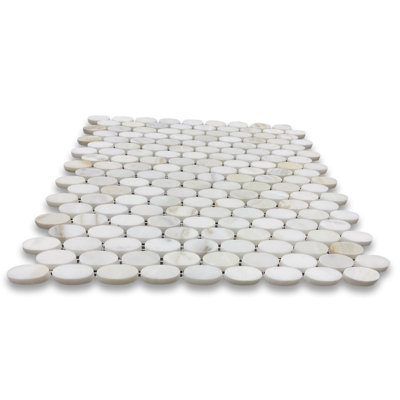 Calacatta 12" x 12" Marble Mosaic Tile