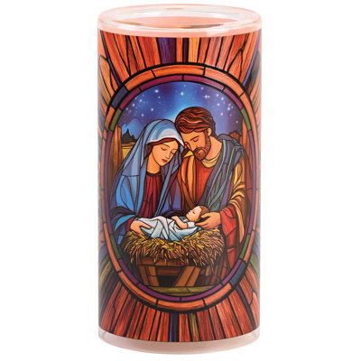 Candleholder Holy Family With Child 8"
