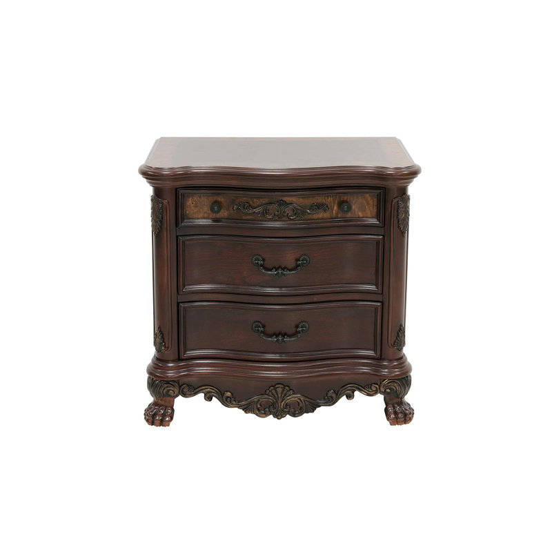 Ensemble de chambre avec lit-bateau Thomasboro, Trois articles : lit, deux tables de chevet
