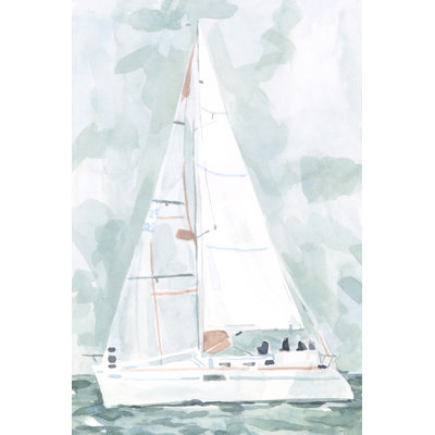 Soft Sailboat II by Emma Scarvey - Painting