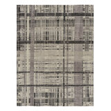 Rug & Kilim’S Modern Distressed Abstract Rug In Beige, Gray And Black Tones