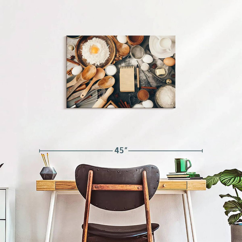 Senne Busy Baking, 20" H x 30" W