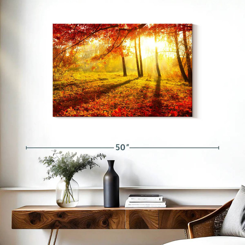Alvord, paysage d'automne lumineux, H 24 po x l 36 po