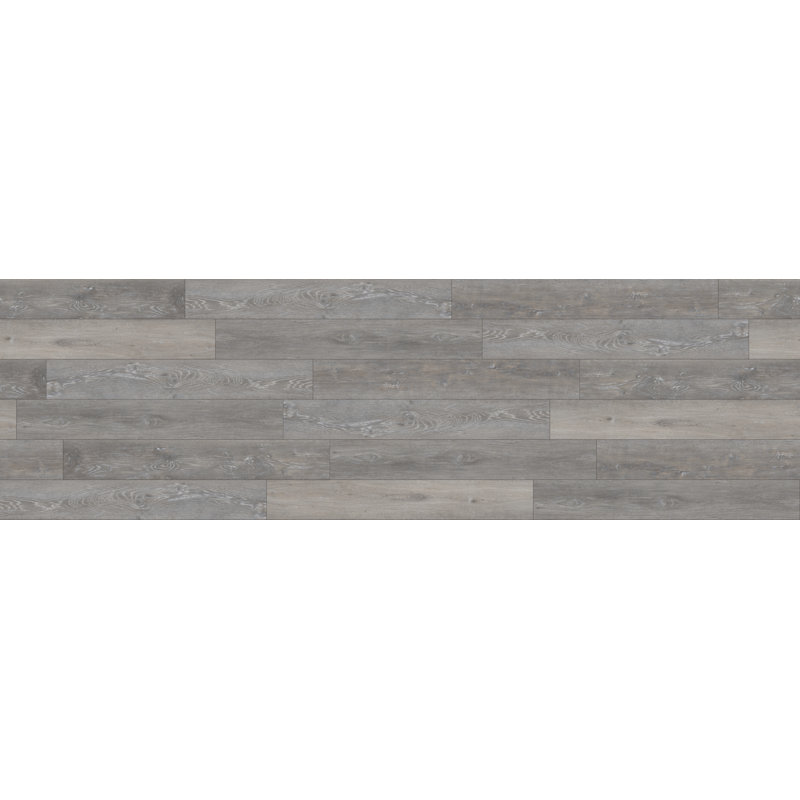 Ackland Parkland 9 po x 60 po 6,5 mm 20MIL Plancher de vinyle rigide à noyau rigide imperméable, Greyford Vale