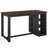 Farmhouse Counter Height Dining Table Set-115299918-115299919