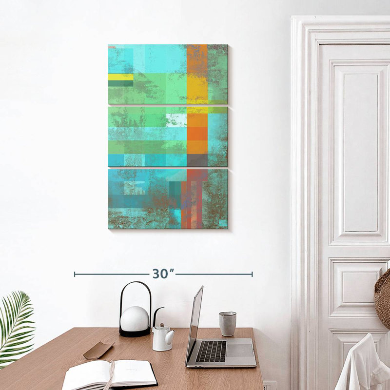 Avery Contemporary Geometric VII, H 32 po x l 20 po