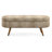 Ottoman Oval Storage Bench,Rubber Wood Legs-639843945