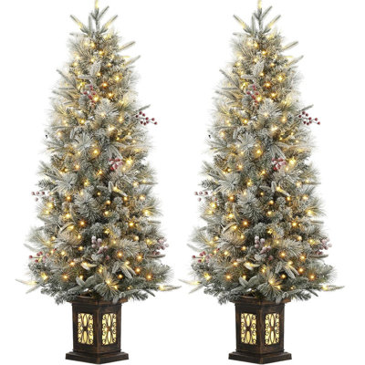 54' H Lighted Artificial Christmas Tree