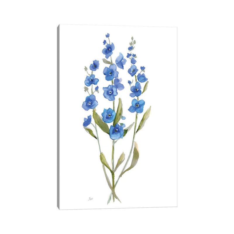 Petite Botanical II - Painting on Canvas, Wrapped Canvas, 20.32 cm H x 30.48 cm W