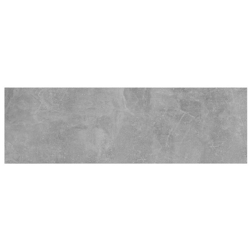 Tablettes pour bibliothèque 8 pièces en bois d'ingénierie, Gris, (8 tablettes) H 0,6 po x l 31,5 po x P 7,9 po