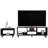 Carter 2 Piece Living Room Set, Streamlined Design With TV Stand And Coffee Table, Ample Storage And Durable Steel Legs, TV Stand