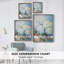 Impression encadrée FLORAL Series XCIX - bois massif-209991242