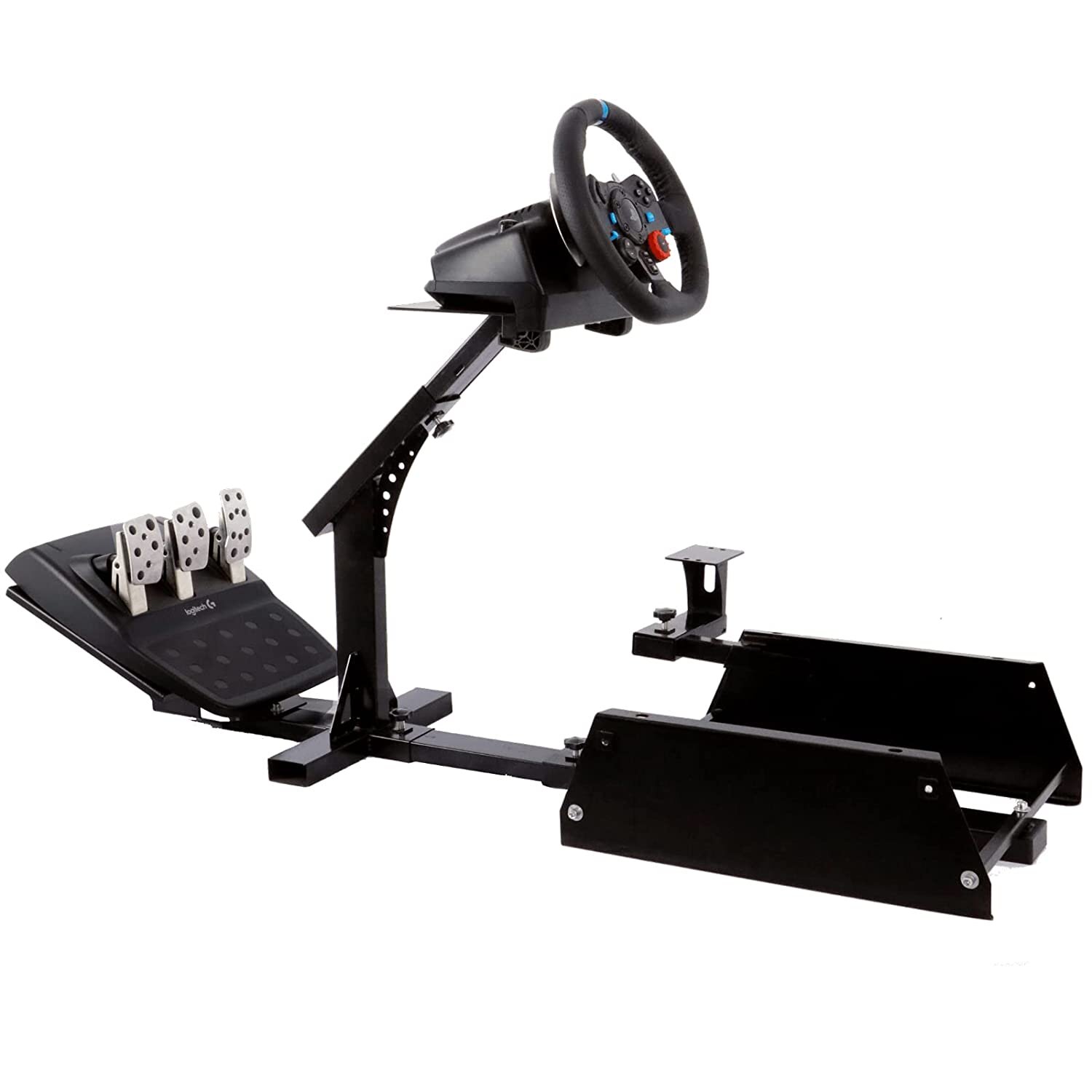 Anman Racing Steering Wheel Stand fit Logitech Thrustmaster NO Wheel  Shifter Pedals