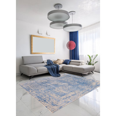 Tapis bleu Legacy 8 pi 8 po x 11 pi 11 po