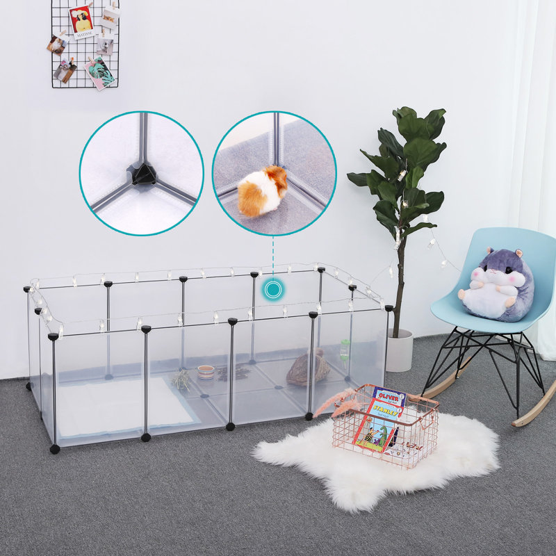 Jess Small Animal Playpen, White