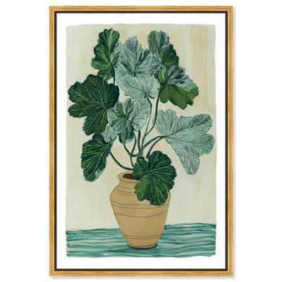 «Pots Geranium I», reproduction d'art sur toile par Art Remedy
