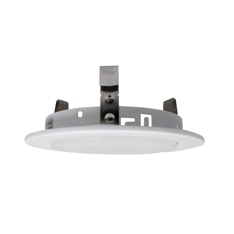 5'' White Satin Glass Recessed Shower Trim Kit