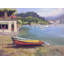 Greek Harbor By John Beard - Gallery Wrapped Canvas Print Print by John Beard-282644153-282909978