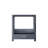 Dark Grey Bath Vanity 30 In. W X 22 In. D-117844881
