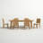 Modway Marina 7 Piece Outdoor Patio Teak Dining Set-12081495