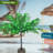 23 In Lighted Palm Tree Table Decor