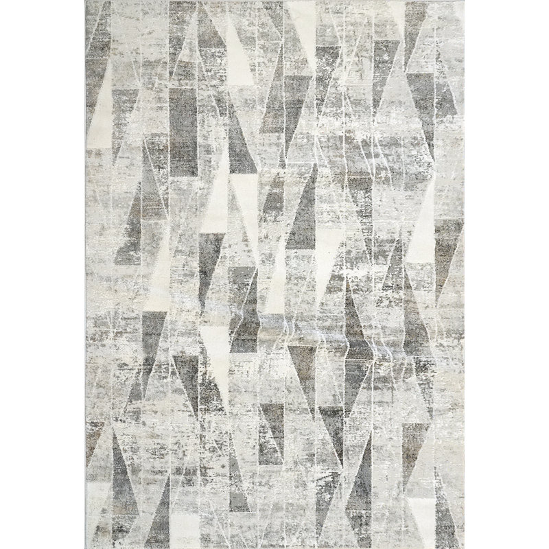 Geometric Indoor Rug, Rectangle 7'10" x 10'10"