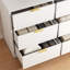 White 9 Drawer Dresser