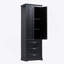 Grande armoire de rangement avec trois tiroirs pour la salle de bain / bureau-1412978783