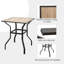 Ensemble de bar d'extérieur avec tabourets pivotants et table de bout 3 pièces Outdoor Living