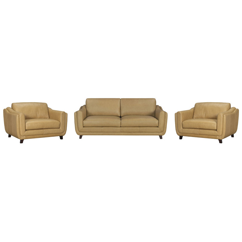Stationary Sofa and Chair and Half, 3 Pcs: 2 Chairs, Loveseat