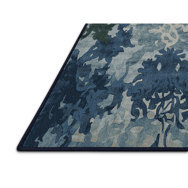 Tapis gris lavable à la machine GSIX03695, Carré 6 pi