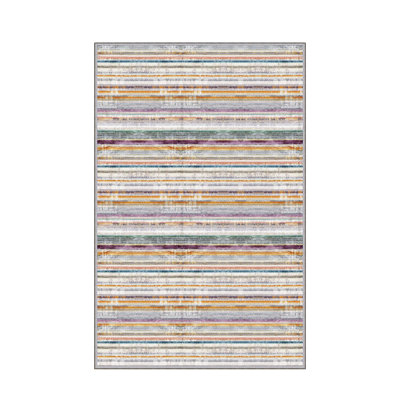 Antibacterial Hall Carpet, 39.4 x 59.1 inches | 100% Polyester, 0.4 in Pile Height, Non-Slip PVC Felt Dot Underside | Machine Washable, 3D Digital Printing, Durable & Stylish for Modern Home Décor