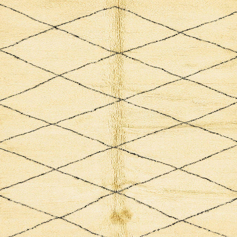 Tapis abstrait moderne 2931, Carré 6 pi