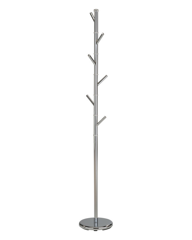 Pascal Metal Freestanding Hall Tree Coat Rack Stand for Bedroom, Hallway, Entrance, Office, for Hats, Coats, Scarves, Handbags