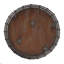 Calumet Rustic Barrel Side Table