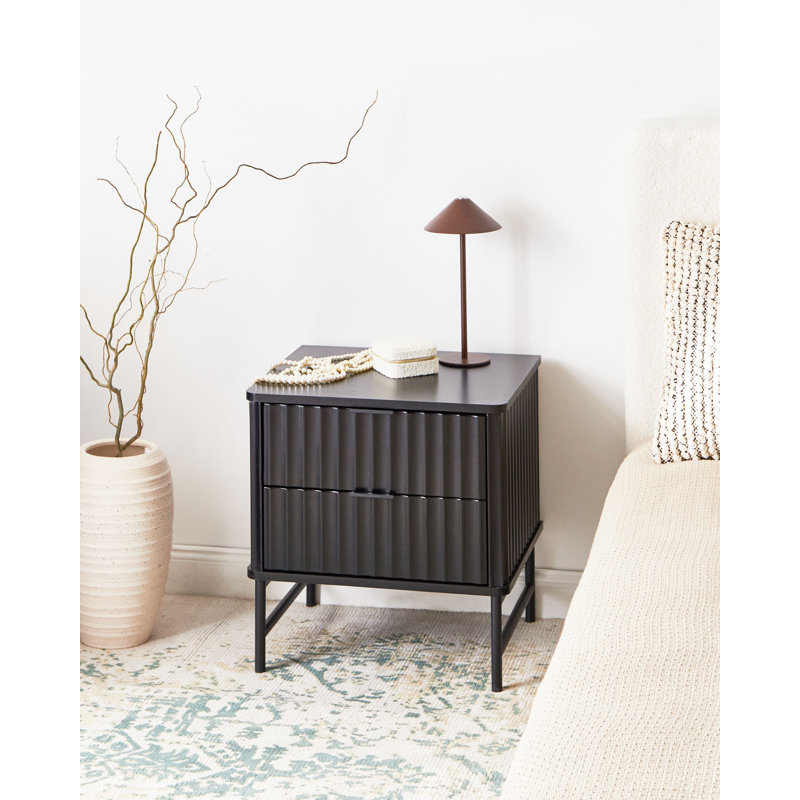 Demetrica 48cm W Bedside Table