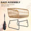Ensemble de mobilier de jardin Gonneke pour 4 personnes avec coussins et 2 tables basses-671525618