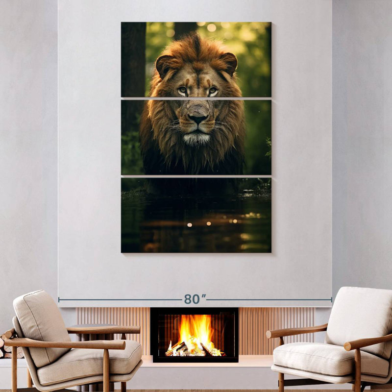 Brampt Lion In Water