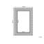 Millner Metal Flat Wall Mirror