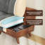 Modular Corner Sofa, L-shaped Couch With Movable Ottoman, Comfy Corduroy Couch With Spring Cushion-1116951050