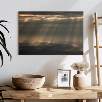 Alvord Sunrays And Cloudy Sky