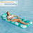 Inflatable Pool Float Adult - Pool Floaties Lounger Floats Floating Chair Raft With Adjustable Backrest Cup Holders Water Floaty Lake Lounge Tanning Floats Beach Party Toys For Adults-114674484