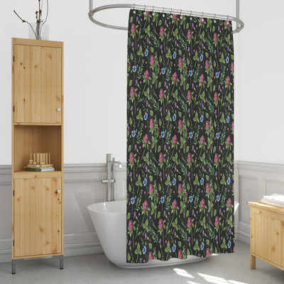 Adaleia Floral Shower Curtain