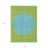 3' X 5' Lime Green And Blue Striped Washable Indoor Outdoor Area Rug