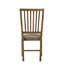 Chaise d'appoint en bois (ensemble de 2)